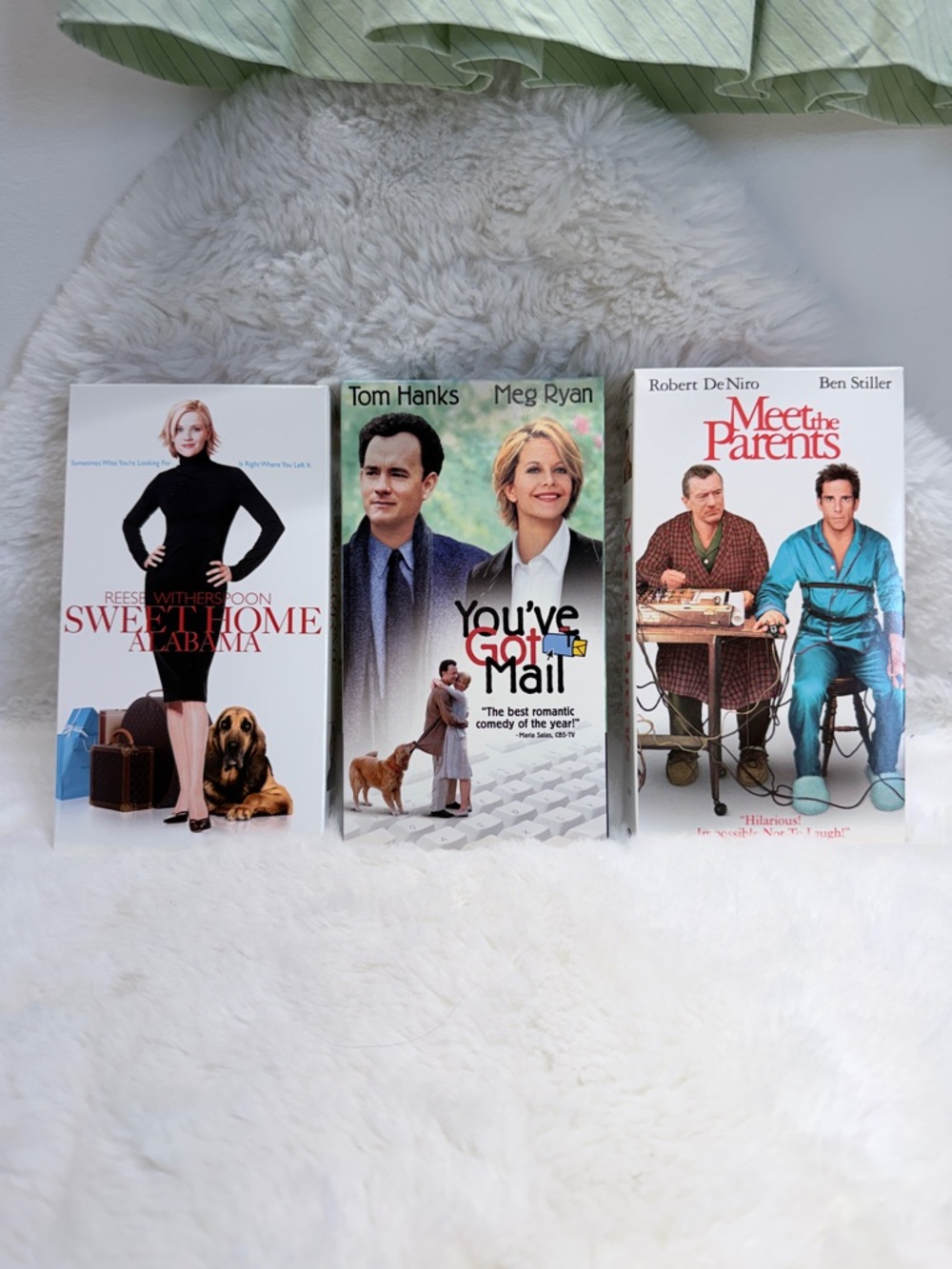 VHS You’ve Got Mail, Meet the Parents, Sweet Home Alabama on 📼